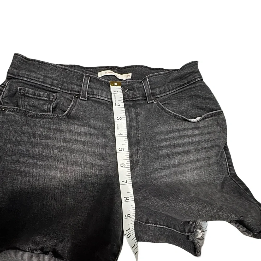 Levi's Black Jean Shorts for Women - Picture 8 of 10